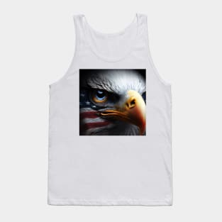 USA, Bald Eagle, America, American Flag, Tank Top